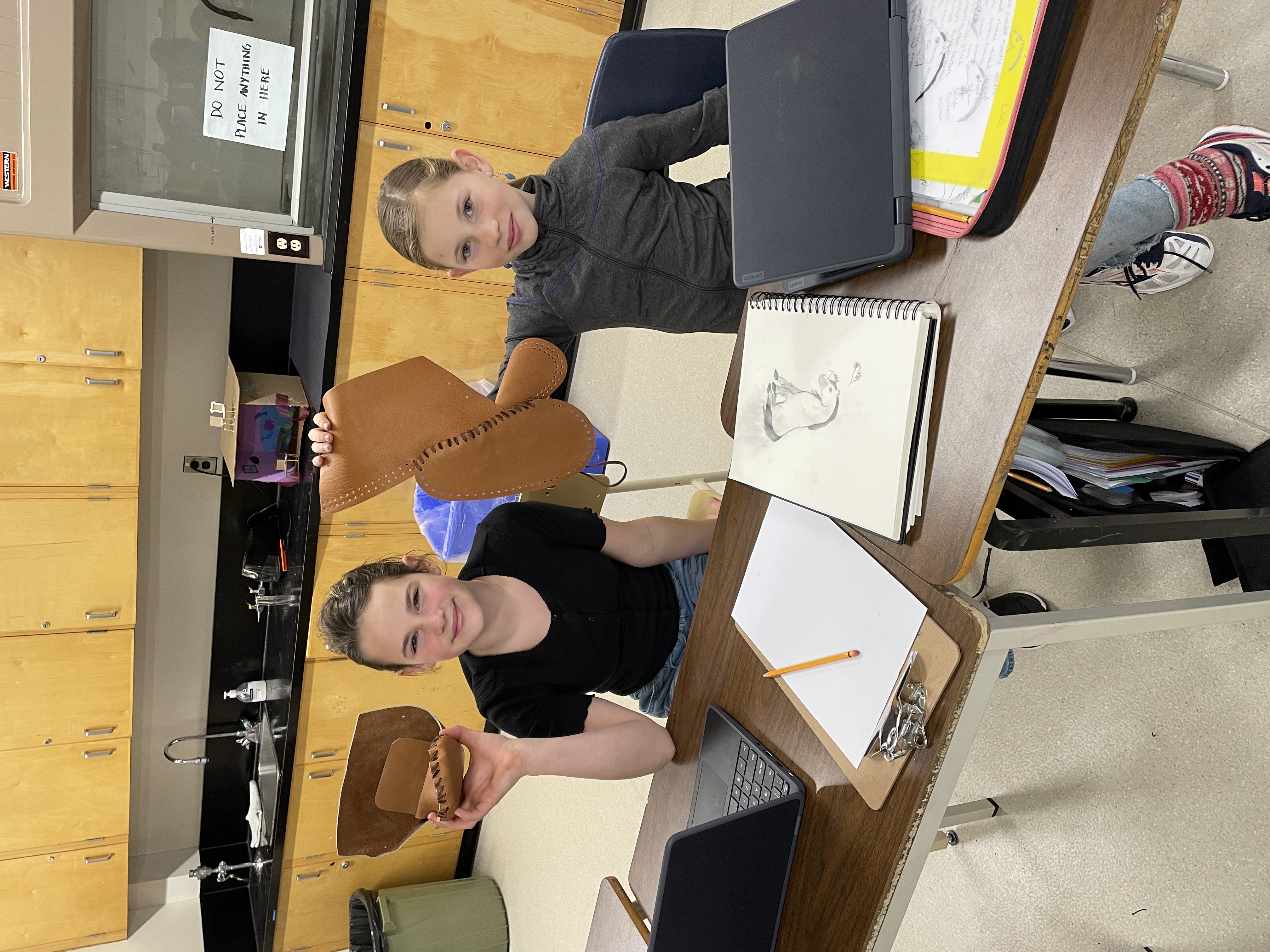 Traditional leather work Calvin Williams